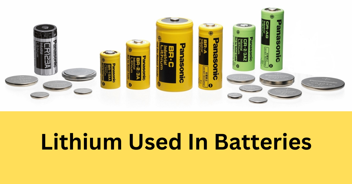 lithium used in batteries