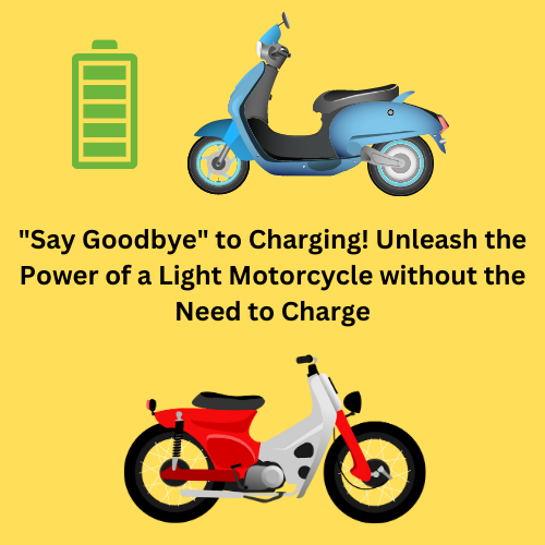 Revolutionary Innovation : Say Goodbye to Charging The Motorcycle