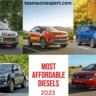 2023 Top 5 Most Affordable Diesel Cars, SUVs